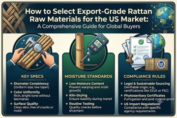 How to Select Export-Grade Rattan Raw Materials for the US Market: A Comprehensive Guide for Global Buyers
